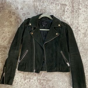 Lucky Brand Suede 100% Leather Jacket